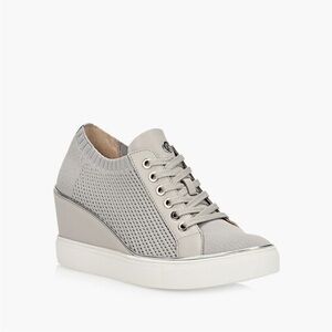 WISHBONE - Women’s, Noelle, Grey, Wedge, Runner, Lace Up, Size 10